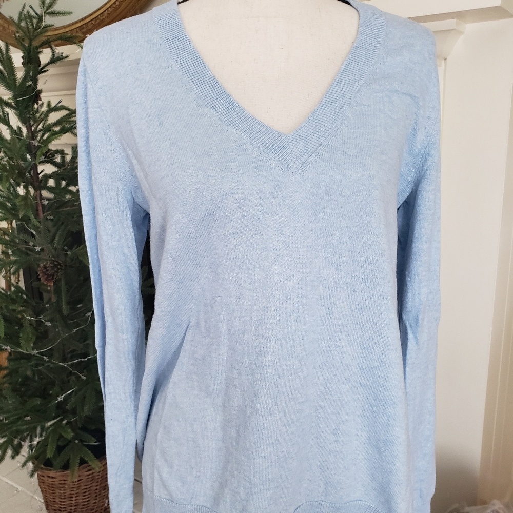 JCrew V-Neck Cotton Sweater